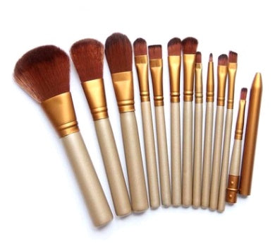12 makeup brush sets iron box Makeup Brush Set Box