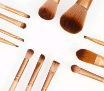 12 makeup brush sets iron box Makeup Brush Set Box