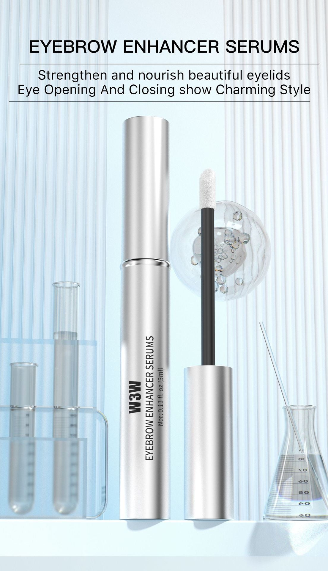 Eyebrow Growth Serum Eyebrow Serum To Grow Brows With Advanced Formula To Boost Longer Fuller And Thicker Looking Eyebrows 3mL